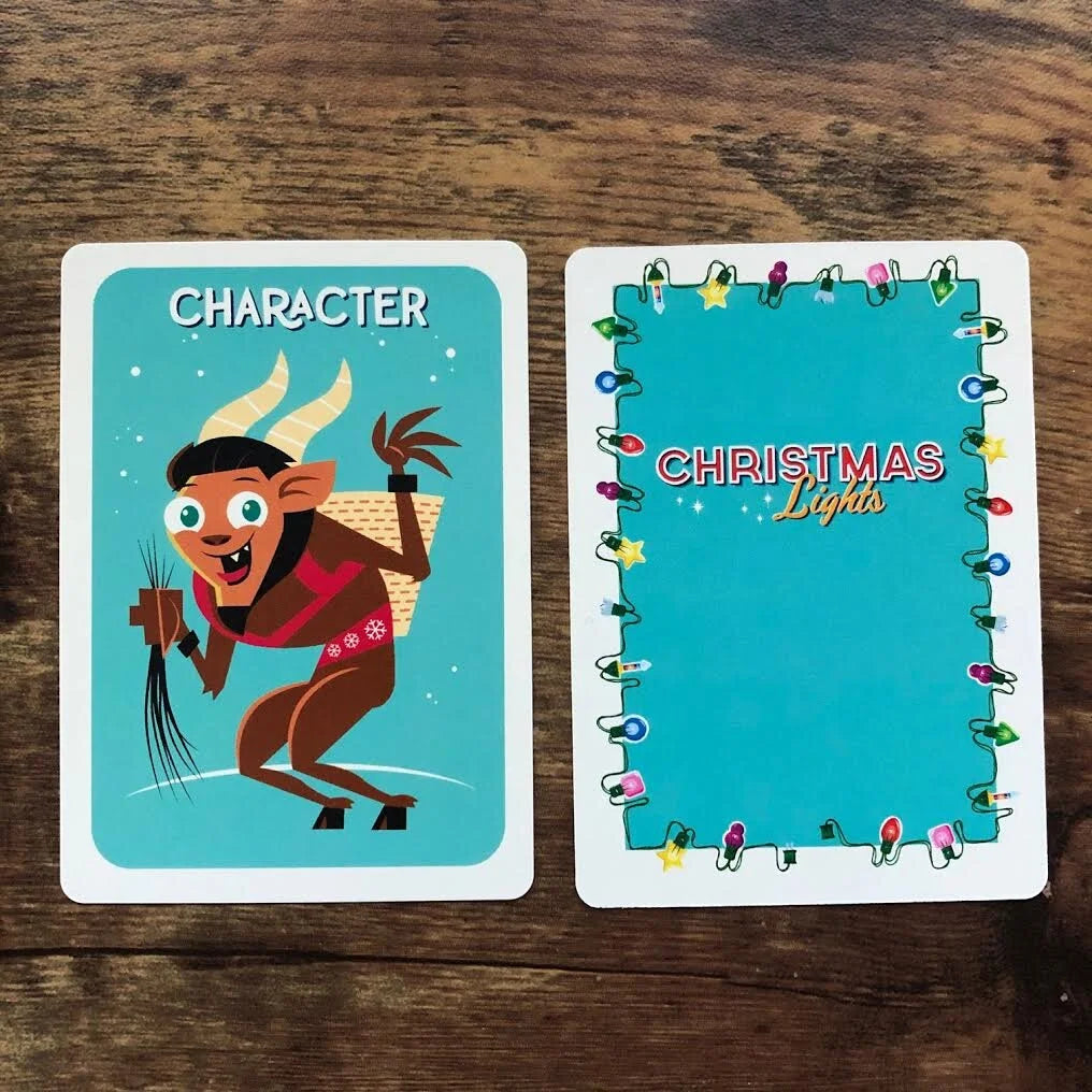 Christmas Lights Krampus Card