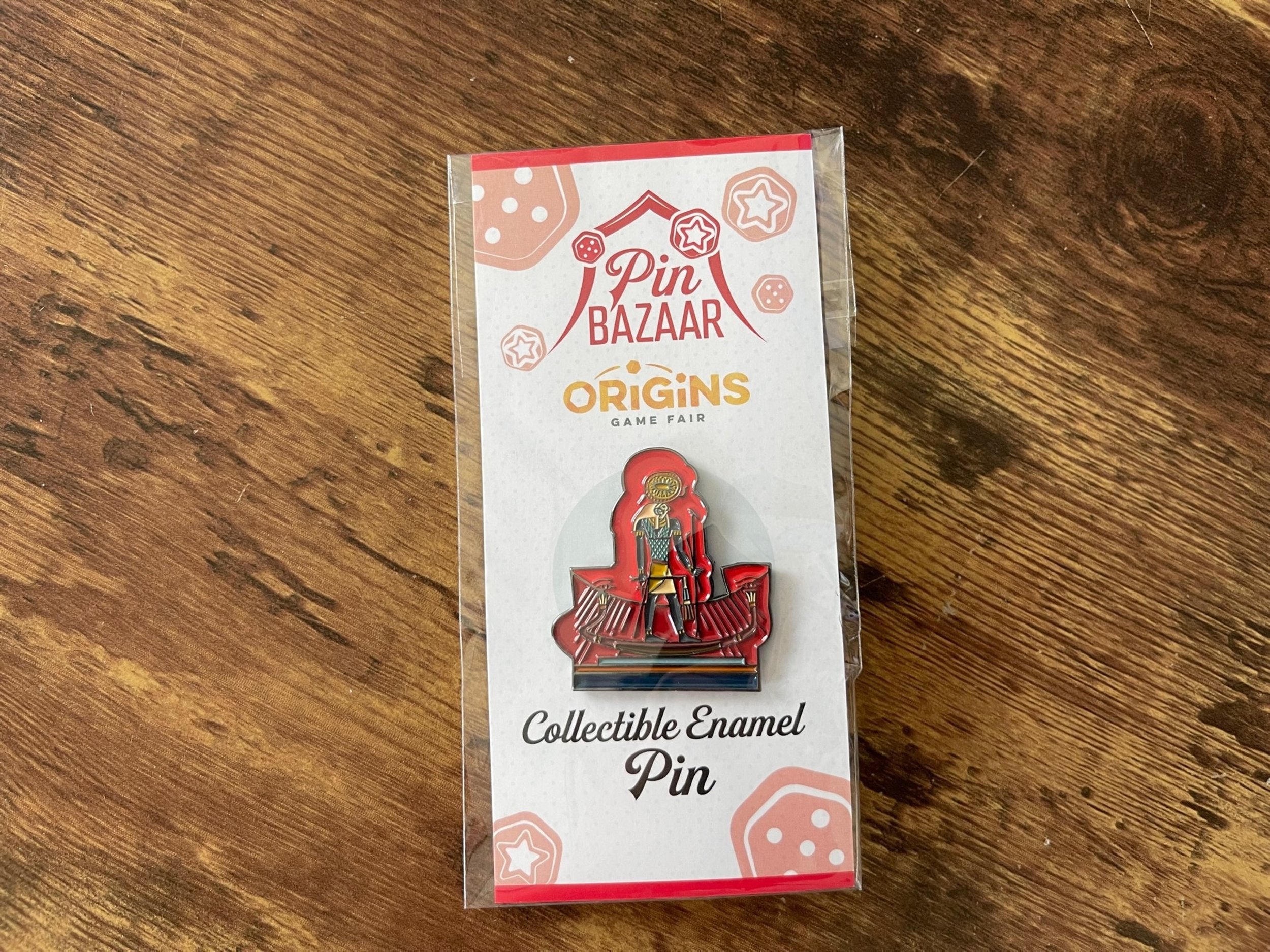 RA Enamel Pin 2022 Origins Bazaar