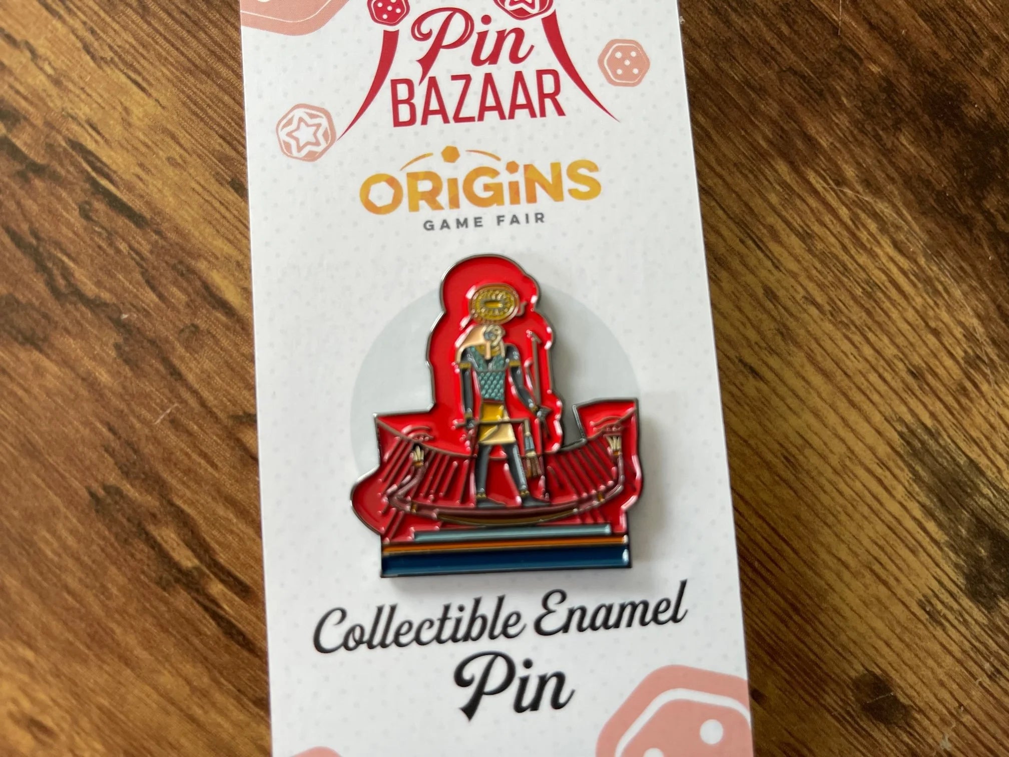 RA Enamel Pin 2022 Origins Bazaar