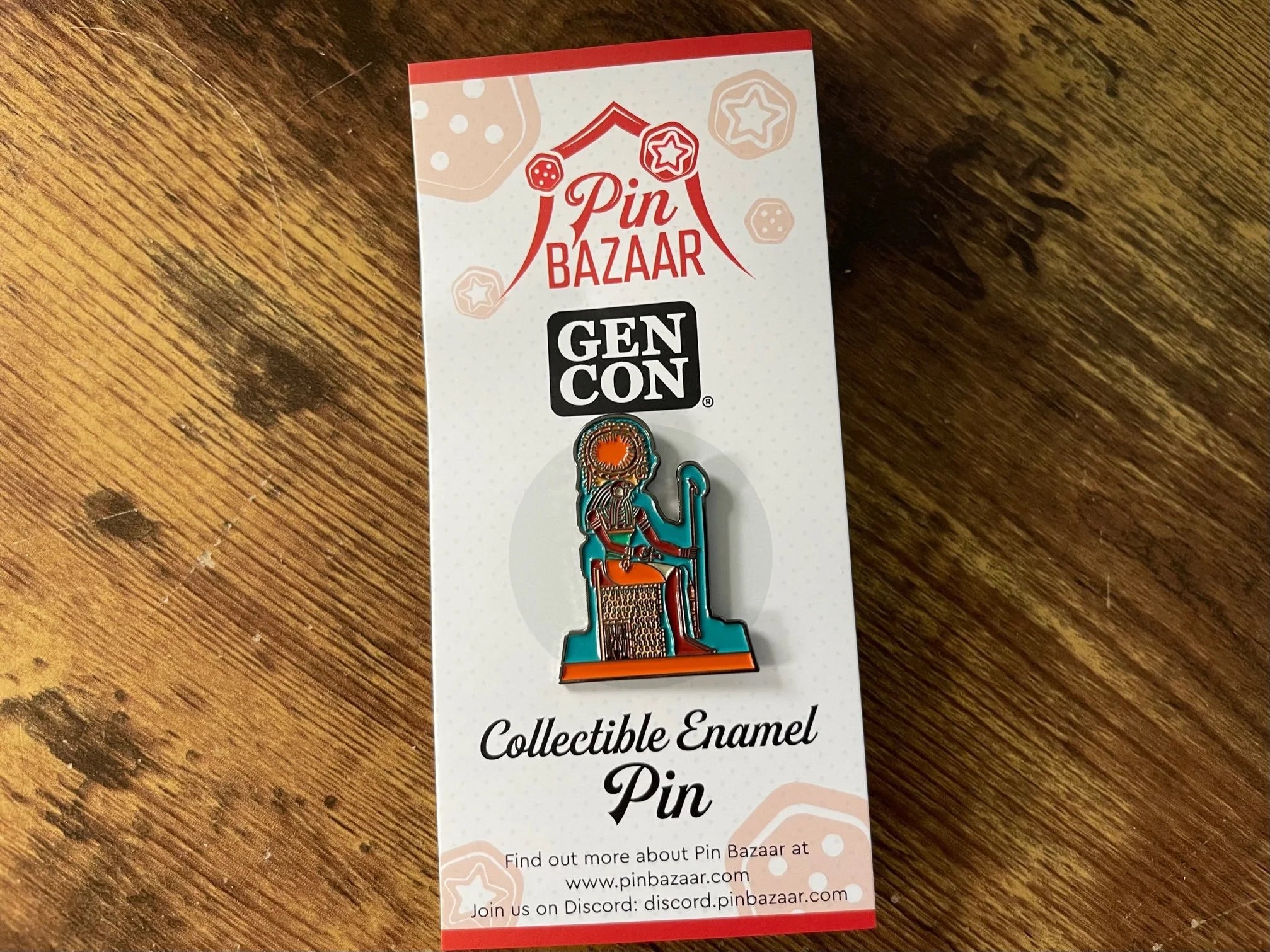 RA Enamel Pin 2022 Gen Con Bazaar