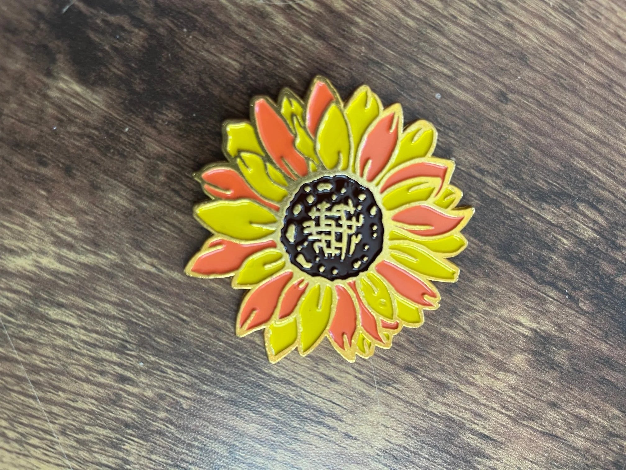 Gartenbau Sunflower Enamel Coin