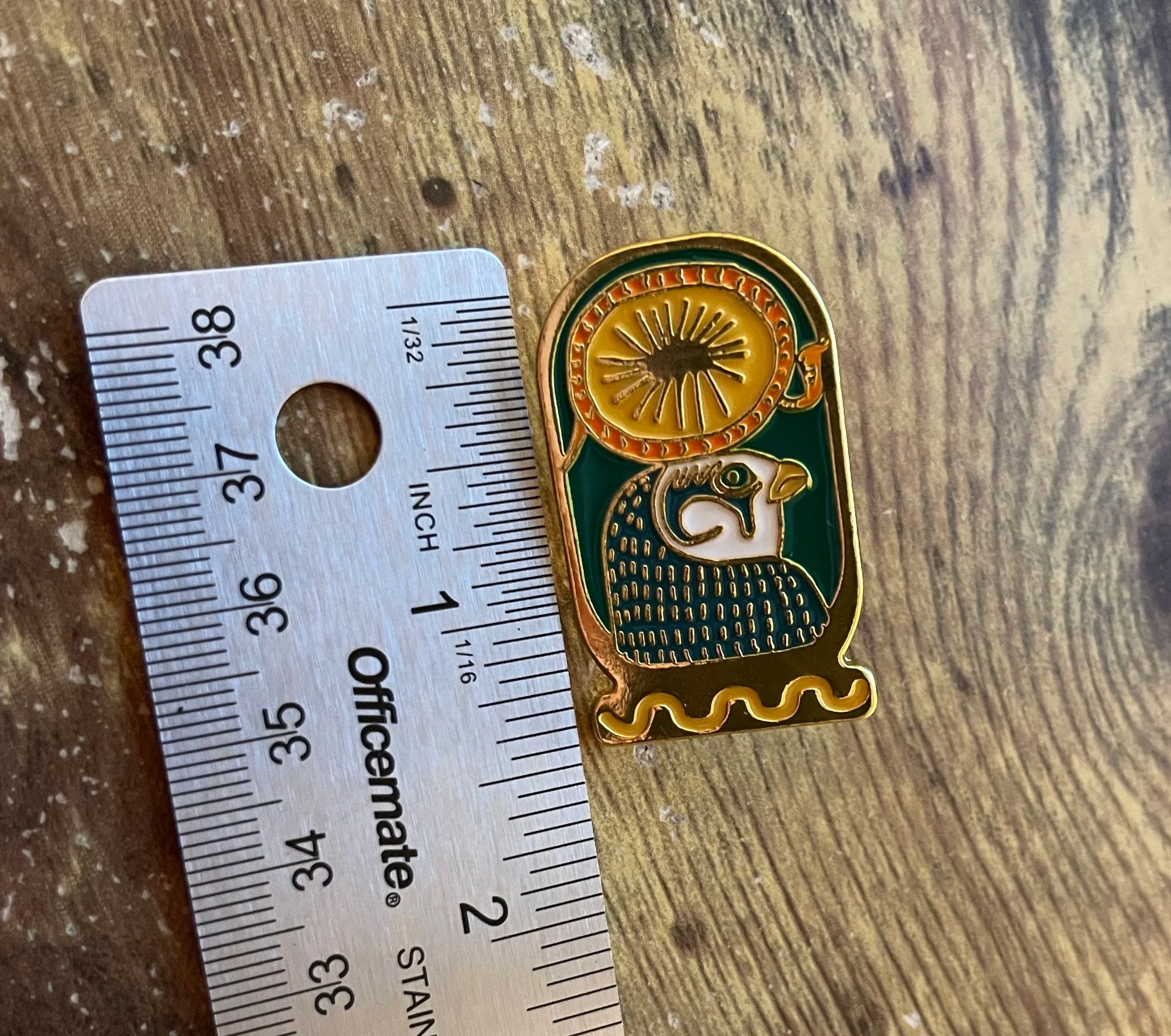 RA Gold Bird Pin-3