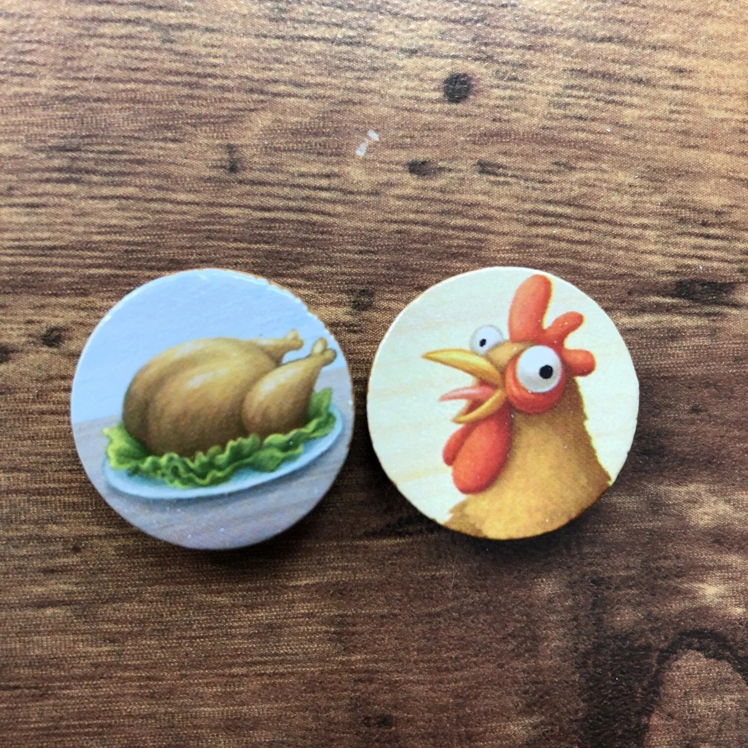 Winner Winner Chicken Dinner Wooden Tokens Upgrade