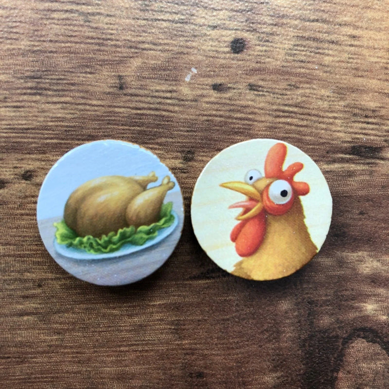 Winner Winner Chicken Dinner Wooden Tokens Upgrade-zoom-