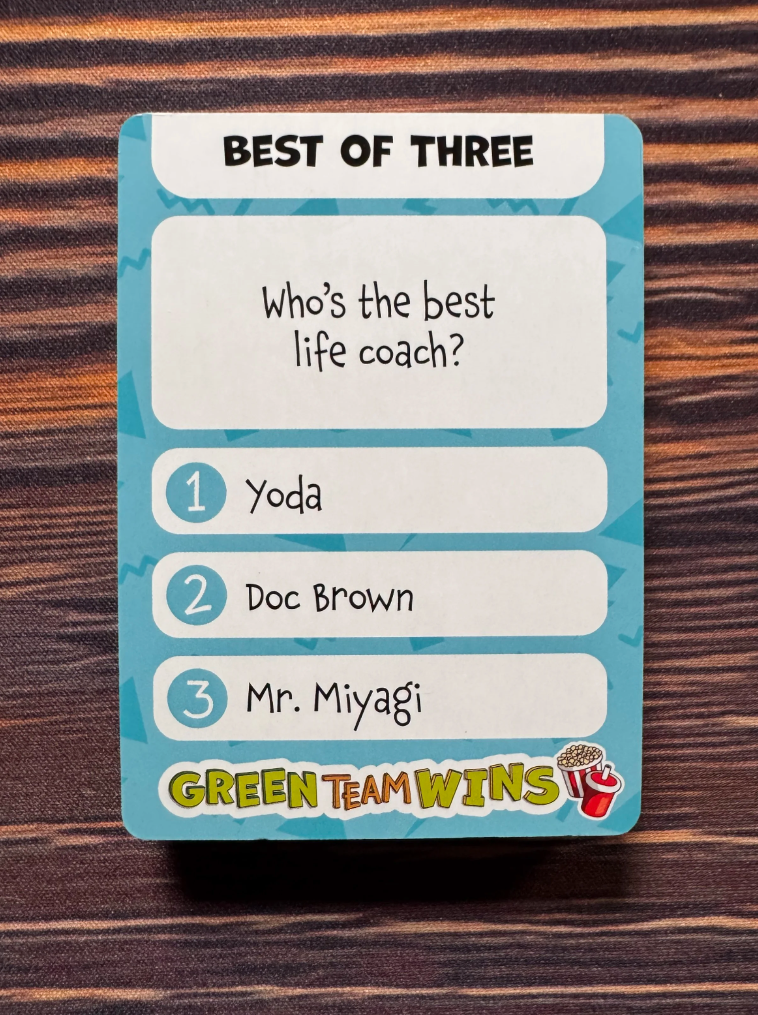 Green Team Wins Movies Mini-Expansion