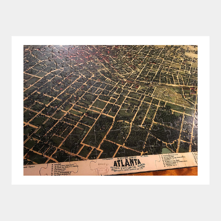 1892 Bird's Eye Map of Atlanta Puzzle-4